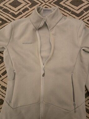 Mammut Women's Ice Blue/Pale Gray Full-Zip Utility Fleece Jacket, Sz Med
